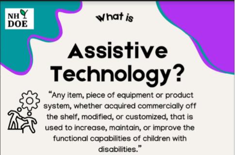 Infographic for What is Assistive Technology 